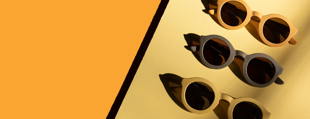 Cream eyewear