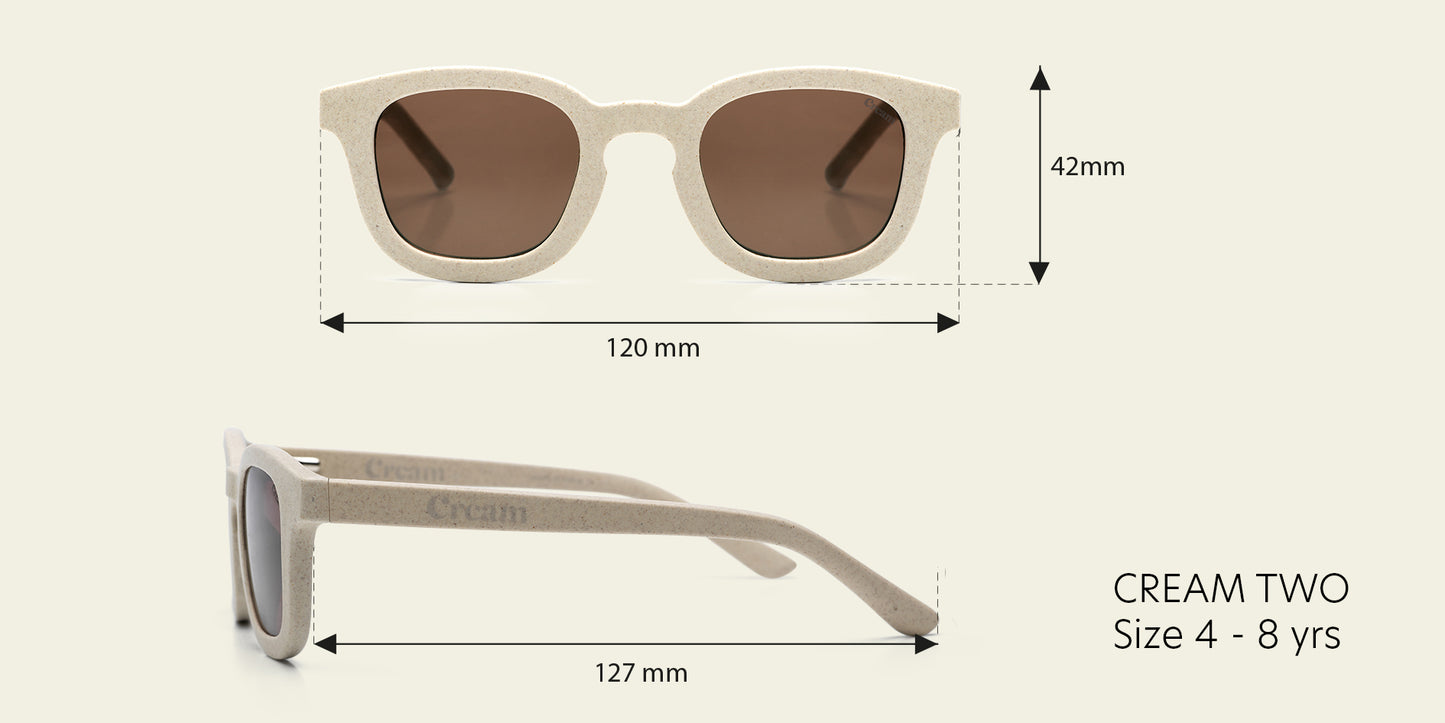 Cream eyewear